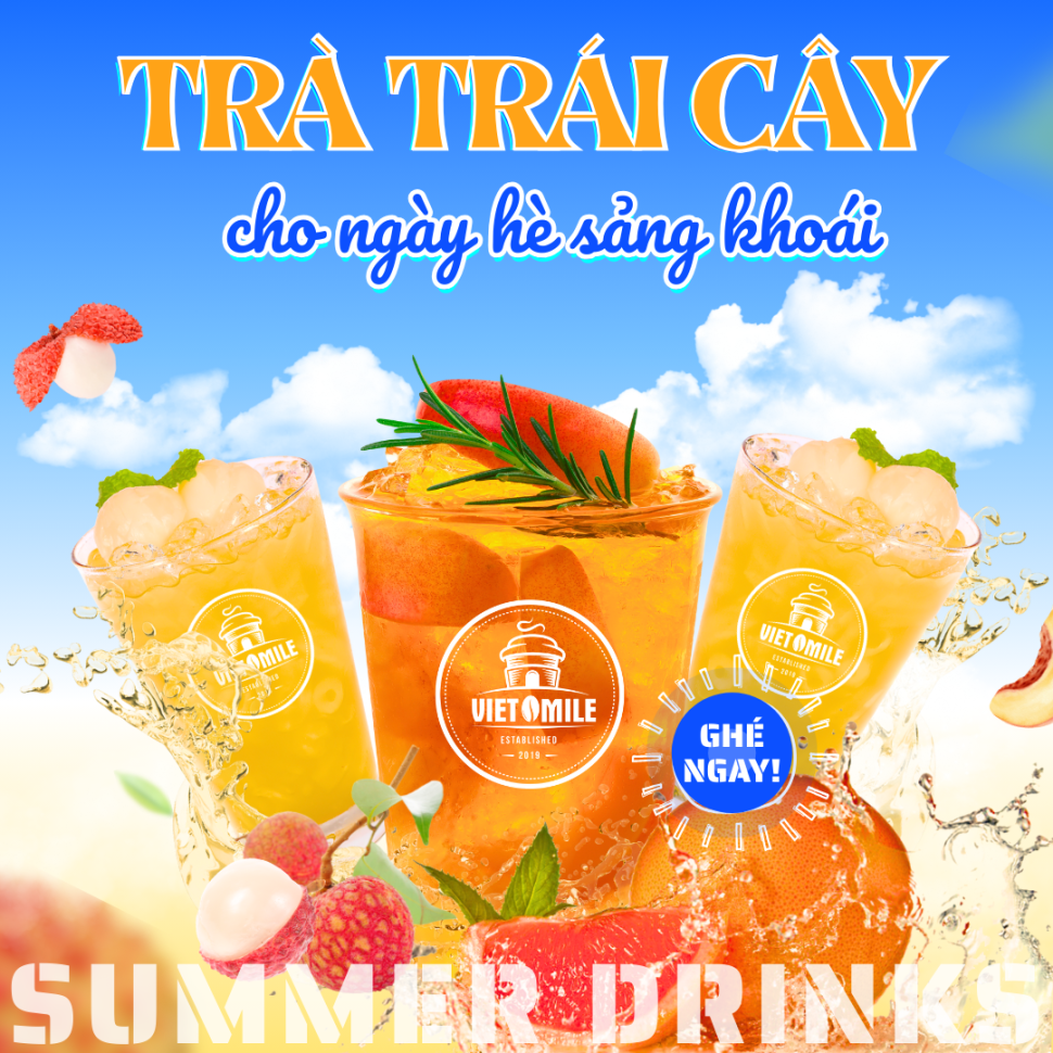 Chào Hè Hứng Khởi – Thưởng Thức Đồ Uống Mát Lạnh Tại VietSmile Coffee