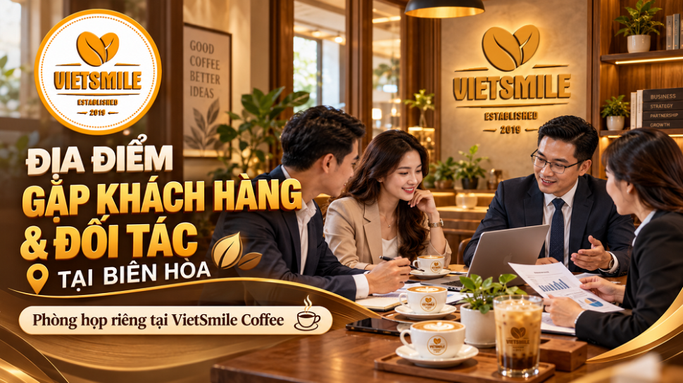 Địa Điểm Gặp Khách Hàng Tại Biên Hòa | VietSmile Coffee